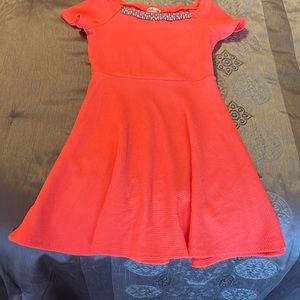 Cute girl stretch summer dress